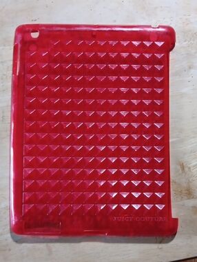 Juicy Couture Red And Purple Studded Tablet Case